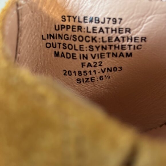 J. Crew Dakota Suede Studded Wooden Platform Clogs in Burnished Pecan Size 6.5 - Picture 11 of 11